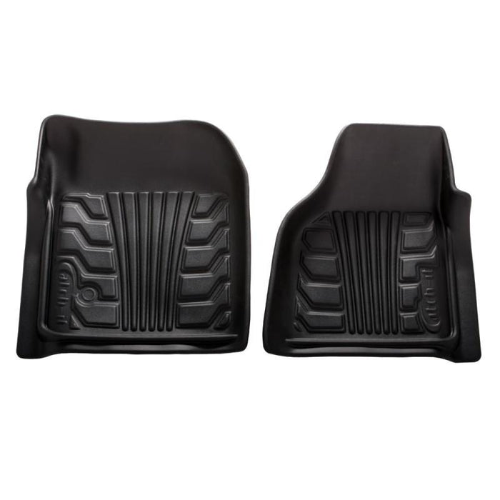 Lund 15-17 Chevy Silverado 2500 Crew Cab Catch-It Floormat Front Floor Liner - Black (2 Pc.).