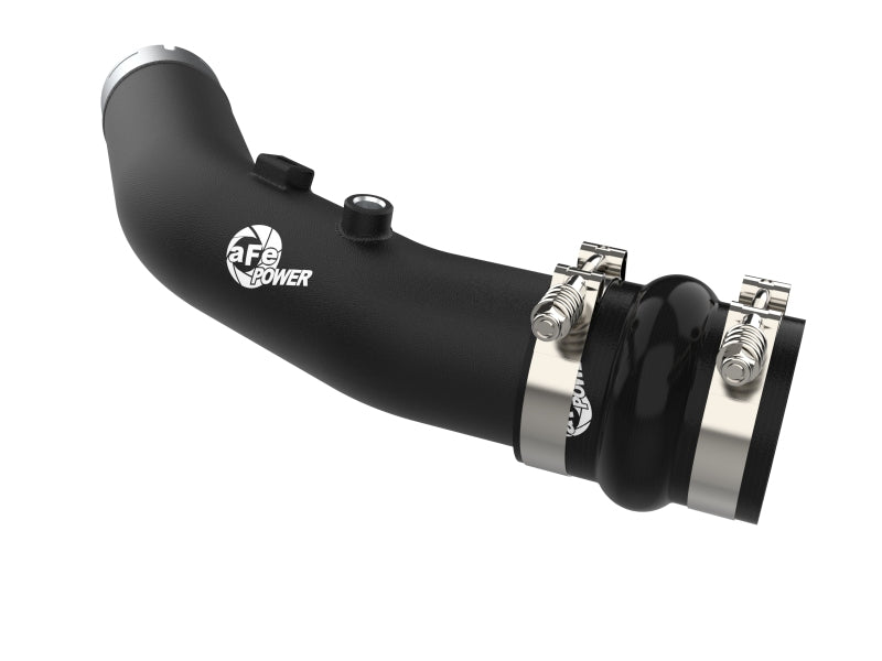 aFe 23-24 Ford F250/F350 Super Duty V8-6.7L BladeRunner 3 In. Aluminum Hot Charge Pipe- BLK.