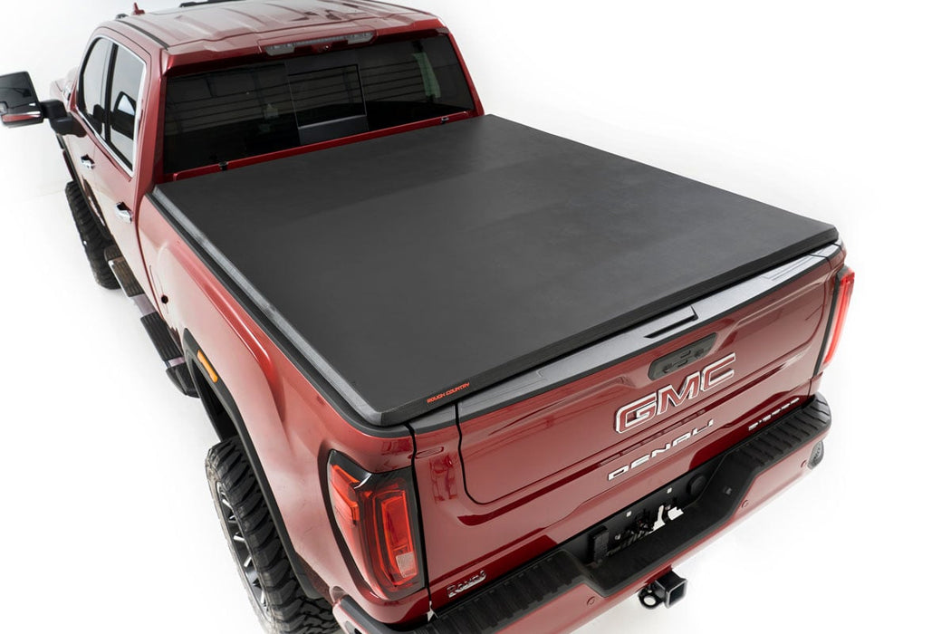 Soft Tri-Fold Bed Cover | 6'9" Bed | Chevy/GMC 2500HD/3500HD (20-24)