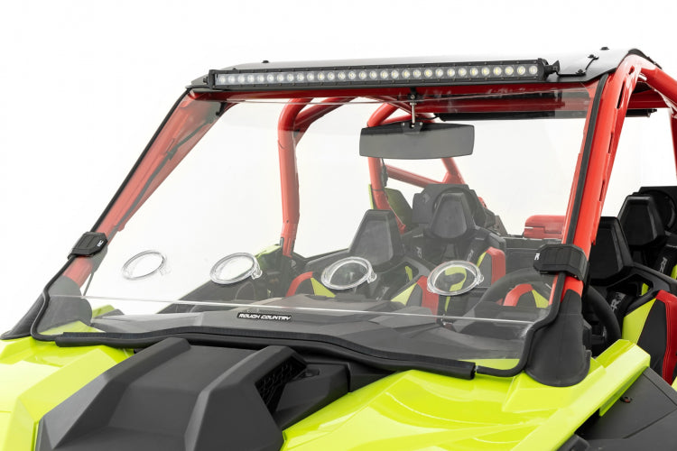 Polaris Full Windshield Vented 20-21 Polaris RZR PRO XP 4WD Rough Country