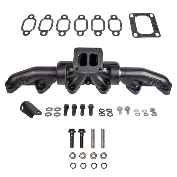 ATS Diesel 1994 - Early 98 Dodge 5.9L 12V 3pc Big Foot (T4 Flange) Pulse Flow Exhaust Manifold