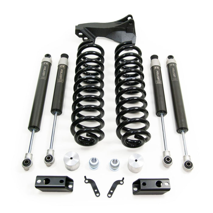 2.5" COIL SPRING FRONT LIFT KIT W/FALCON 1.1 MONOTUBE SHOCKS FRONT/REAR - FORD SUPER DUTY DIESEL 4WD 2020-2024