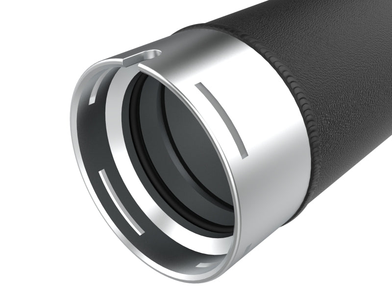 aFe 23-24 Ford F250/F350 Super Duty V8-6.7L BladeRunner 3 In. Aluminum Hot Charge Pipe- BLK.