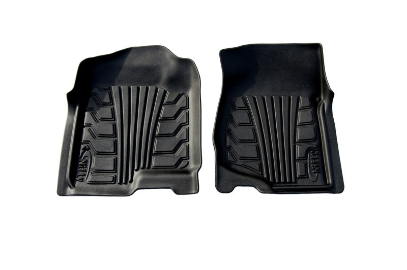 Lund 15-17 Chevy Silverado 2500 Crew Cab Catch-It Floormat Front Floor Liner - Black (2 Pc.).