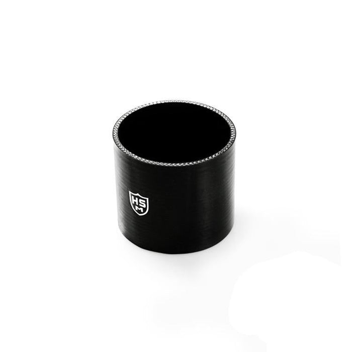 4" Straight Silicone Coupler (Black 5-Ply)