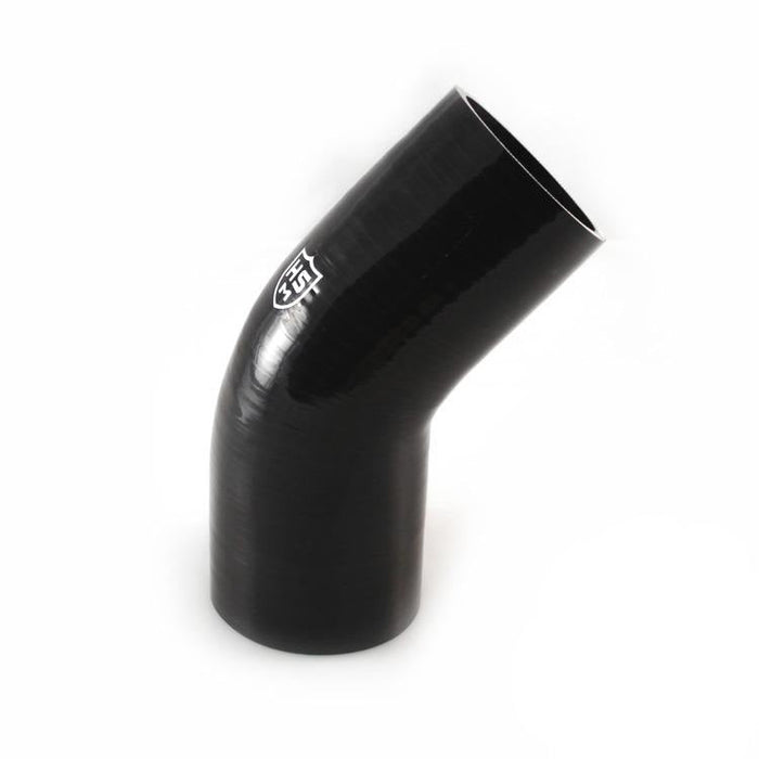 3”X 2.75” Silicone 45° Elbow Hose (Black 5 Ply)