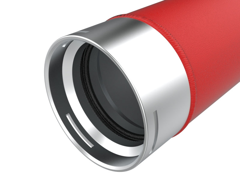 aFe 23-24 Ford Diesel Trucks V8-6.7L (td) BladeRunner Aluminum Hot and Cold Charge Pipe Kit - Red.