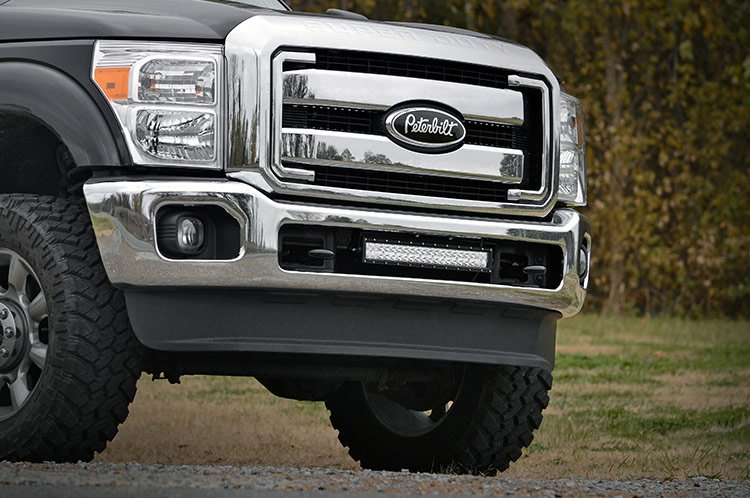 Ford 20 Inch LED Light Bar Hidden Bumper Mount 11-16 Super Duty Rough Country