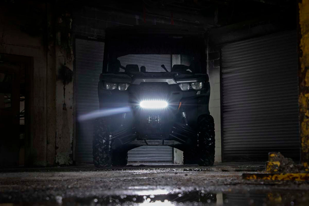 Can-Am Defender 12 Inch Single Row Bumper LED Kit For 16-19 Defender Rough Country
