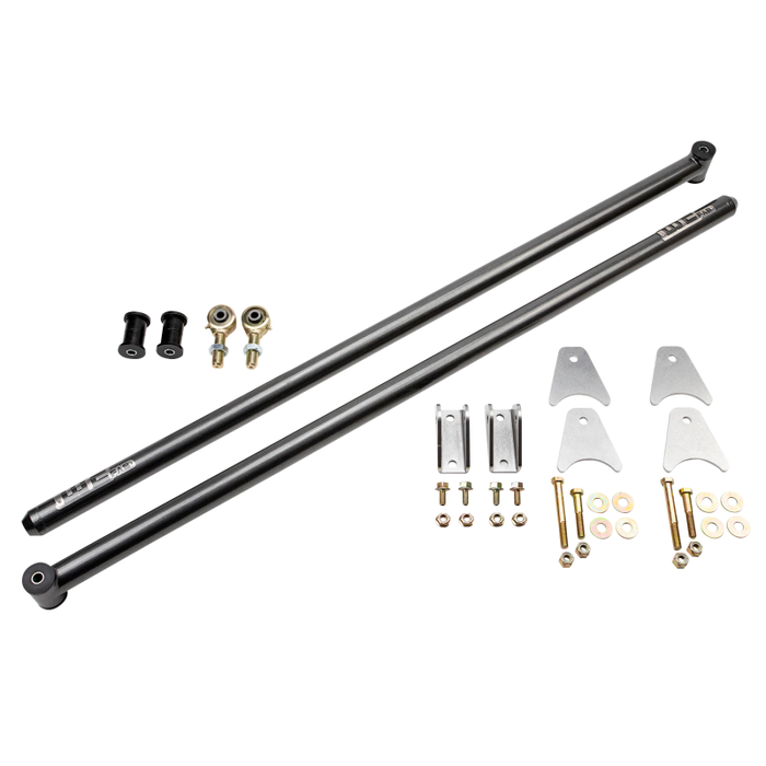 Wehrli 99-10 Ford / 94-22 RAM Univ ELCB/CCLB 68 in.Traction Bar Kit - Gloss Black