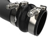 aFe 23-24 Ford Diesel Trucks V8-6.7L (td) BladeRunner 3in. Aluminum Hot Charge Pipe - Black.