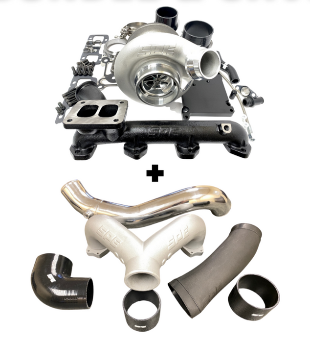 SPE Motorsport Intake Piping Kit & Emperor Turbo System SPE Motorsport Ultimate Turbo System Bundle for 2020+ 6.7L Powerstroke