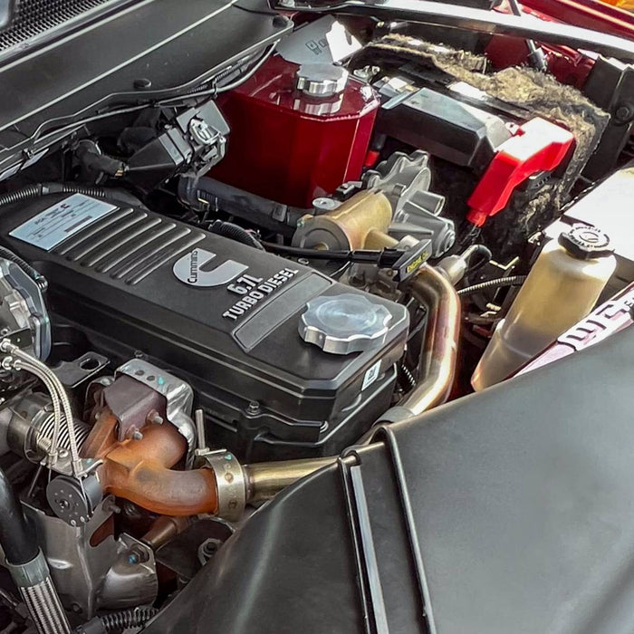 Wehrli 98.5-24 Cummins Billet Aluminum Clear Anodized Oil Fill Cap
