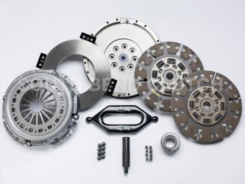 South Bend Clutch 99-04 Ford Cummins 5.9L-6.7L ZF-6 Full Organic Street Dual Disc Clutch Kit