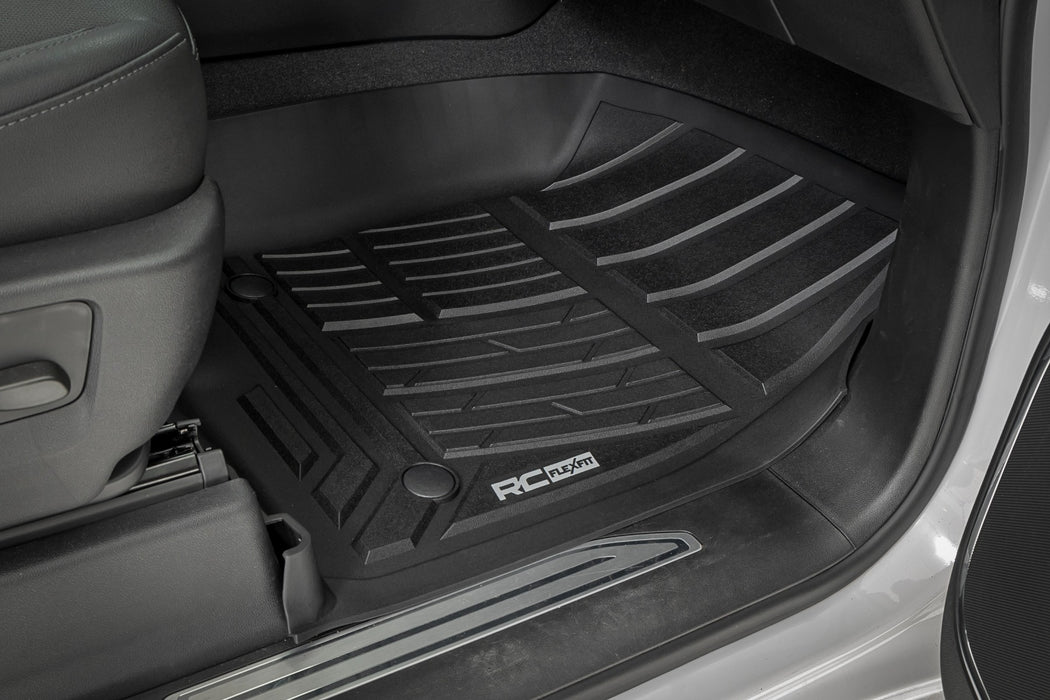 Flex-Fit Floor Mats | Front | Bucket | Chevy/GMC 1500/2500HD/3500HD (19-24)