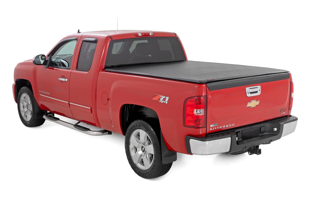 Soft Roll Up Bed Cover | 6'7" Bed | Chevy/GMC 1500/2500HD/3500HD (07-14)