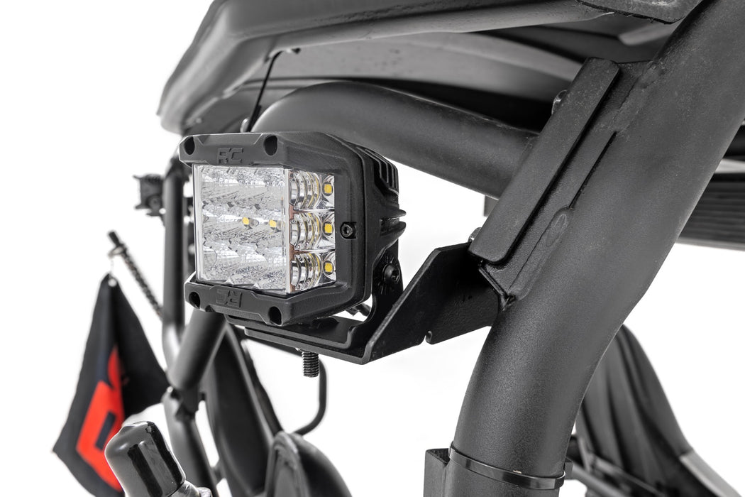 LED Light | Rear Mount | 2" Black Pair | Kawasaki Teryx