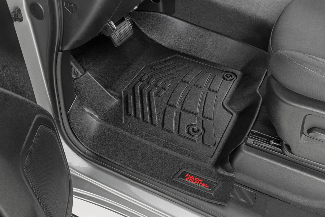 Sure-Fit Floor Mats | FR & RR | FR Bucket | Crew | Chevy/GMC 1500/2500HD/3500HD (19-24)