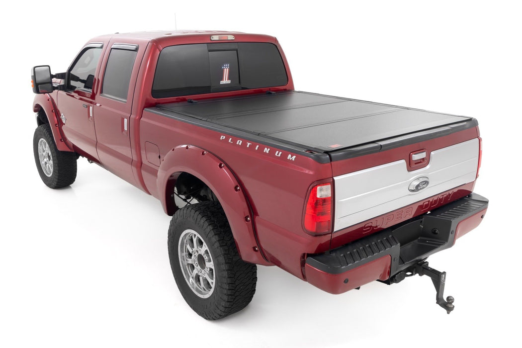 Hard Tri-Fold Flip Up Bed Cover | 6'10" Bed | Ford F-250/F-350 Super Duty (99-16)