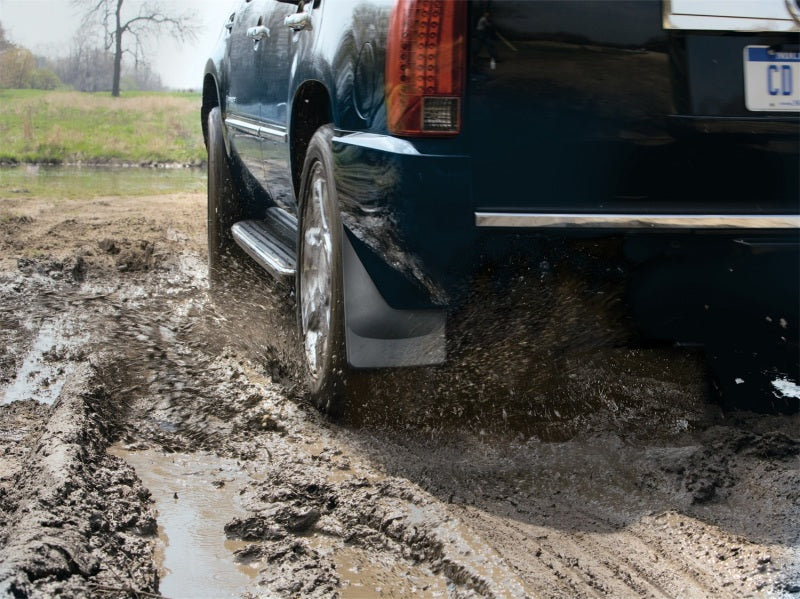 WeatherTech 11+ Ford F250/F350/F450/F550 No Drill Mudflaps - Black.