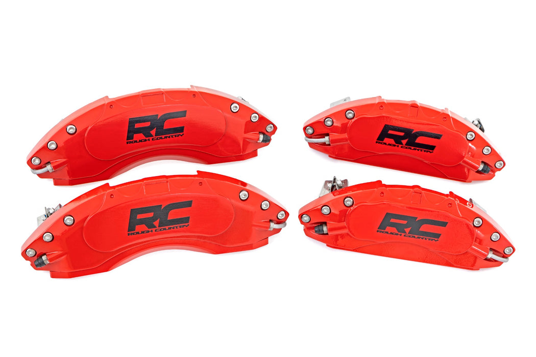 Caliper Covers | Front and Rear | Red | Chevy/GMC 2500HD/3500HD (20-24)