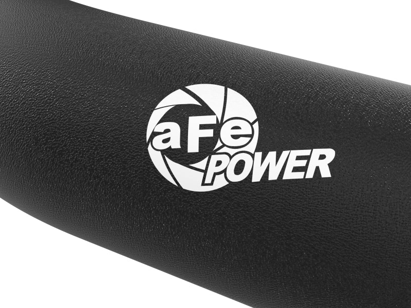 aFe 23-24 Ford Diesel Trucks V8-6.7L (td) BladeRunner 3in. Aluminum Hot Charge Pipe - Black.