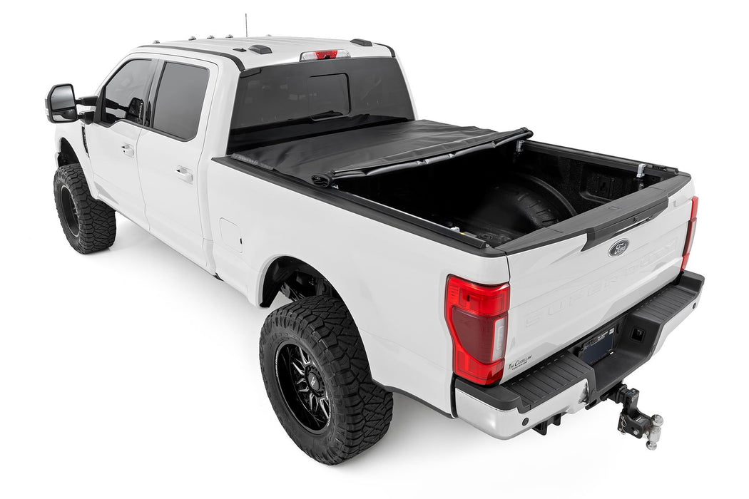 Soft Roll Up Bed Cover | 6'10" Bed | Ford F-250/F-350 Super Duty (17-24)