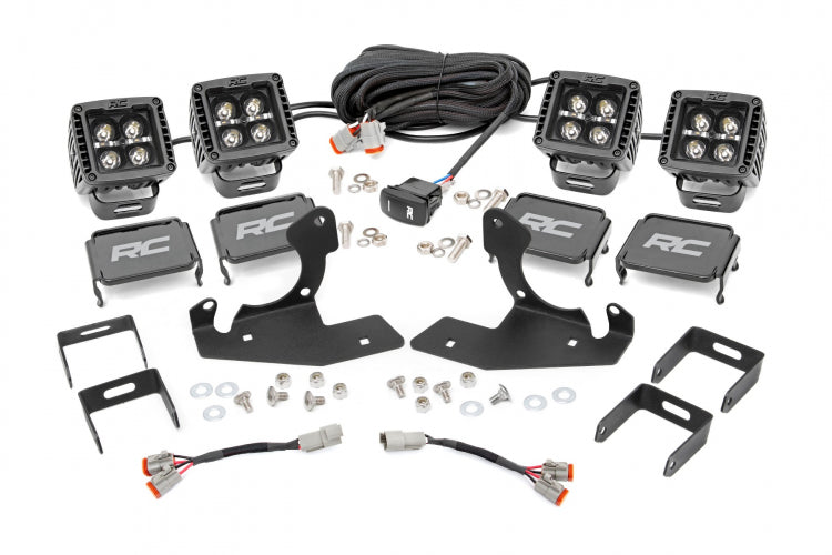 Chevrolet LED Fog Light Kit 11-14 Silverado HD Rough Country