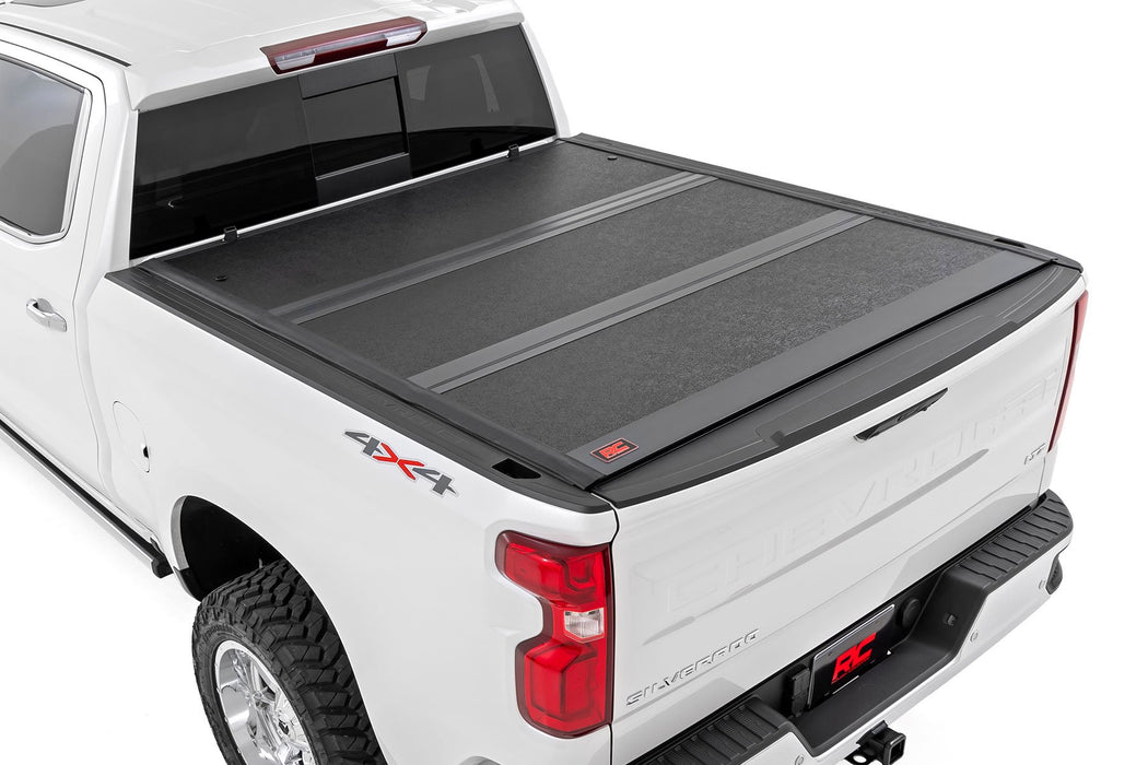 Hard Low Profile Bed Cover | 6'7" Bed | Rail Cap | Chevy/GMC 1500/2500HD/3500HD (14-19 & Classic)