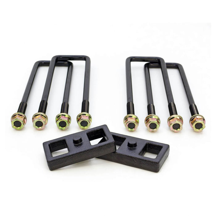 1" Rear Block Kit - GM Silverado / Sierra 2500/3500 HD OEM Style W/ Factory Top Overloads 2011-2024