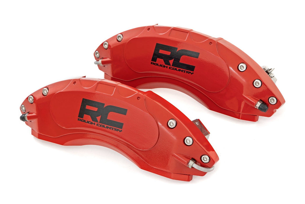 Caliper Covers | Front and Rear | Red | Ford F-250 Super Duty 2WD/4WD (2023-2024)