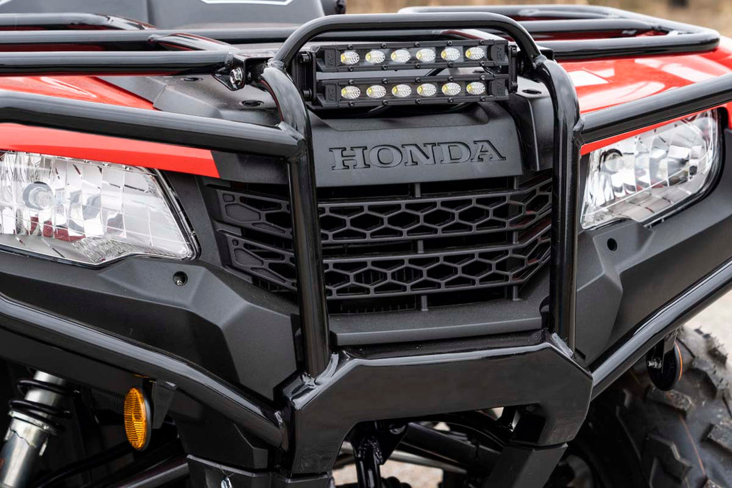 LED Light Kit | Bumper Mount | 6" Black Slimline Pair | Honda Foreman