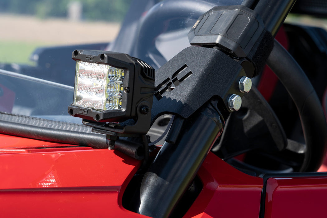 LED Light Kit | Cage Mount | 2" Black Pair | Honda Talon