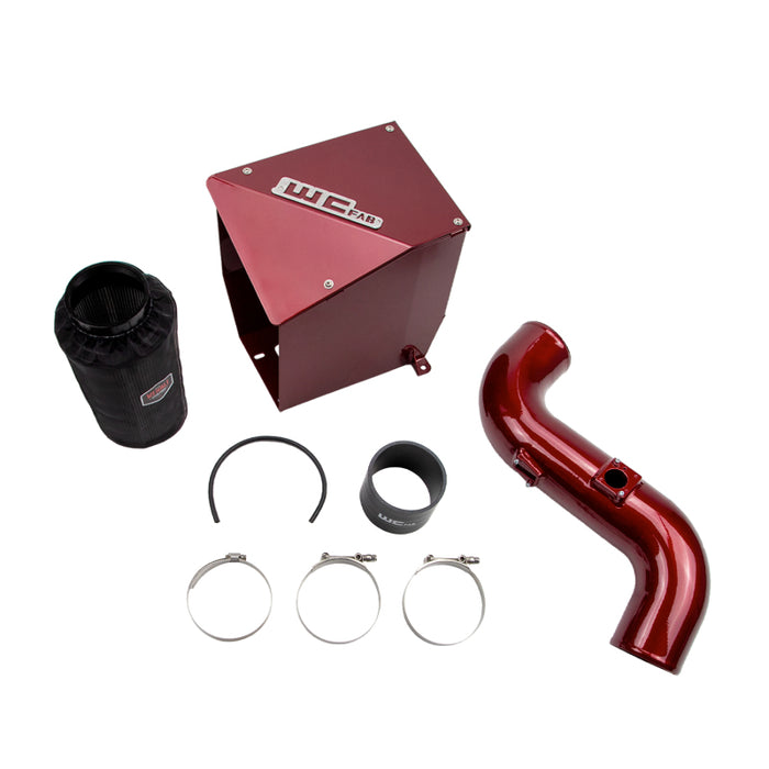 Wehrli 11-16 Chevrolet Duramax LML 4in Intake Kit - WCFab Red