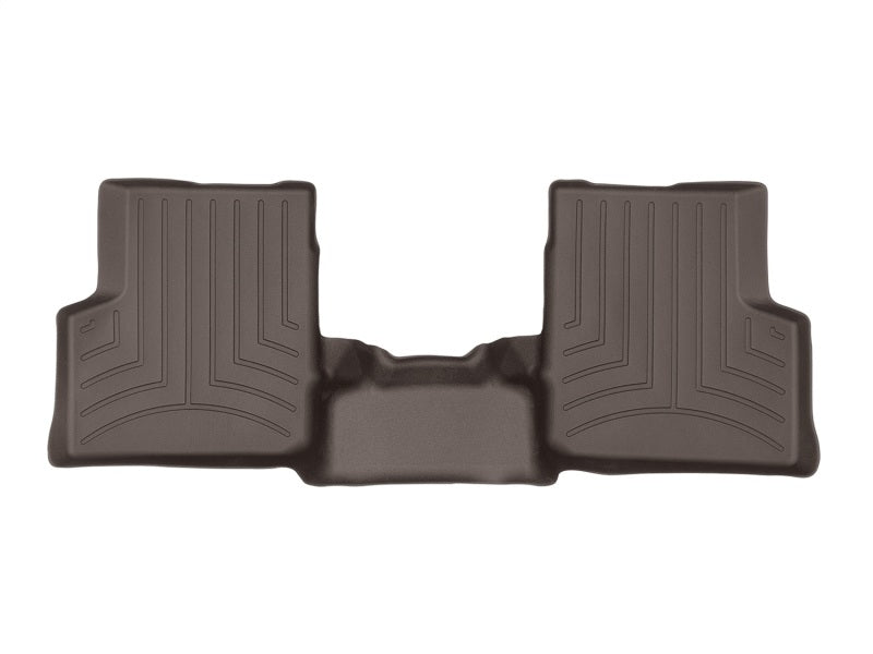 WeatherTech 2017+ Ford F-250/F-350/F-450/F-550 Rear FloorLiner - Cocoa Fits 1st Row Bench Seat