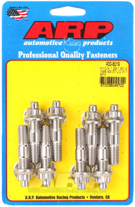 ARP M10 X 1.25/1.50 X M55 Stainless Steel Accessory Studs (8 pack)