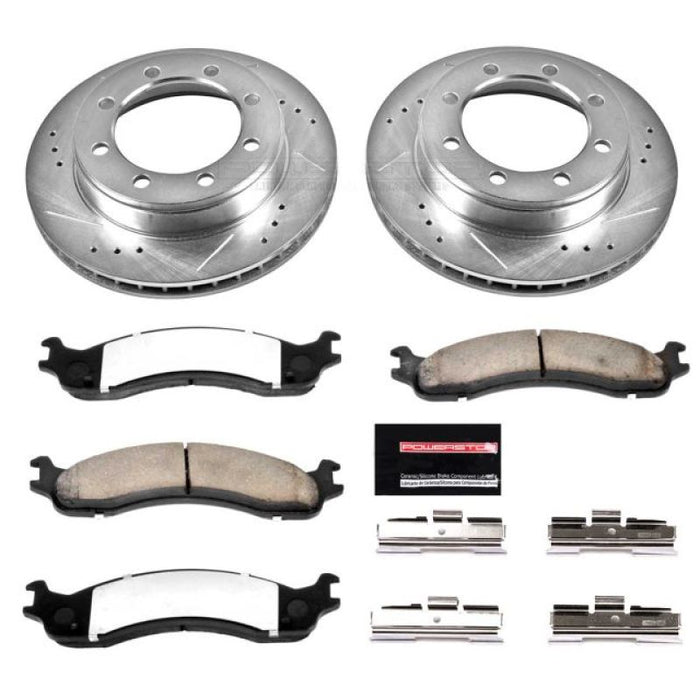 Power Stop 95-99 Ford F-250 Front Z36 Truck & Tow Brake Kit
