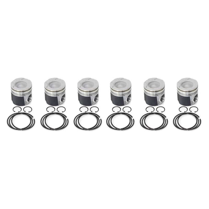 Industrial Injection 04.5-07 Dodge 24V .020 Oversized Piston w/Rings Wrist Pins / Clips(Set)