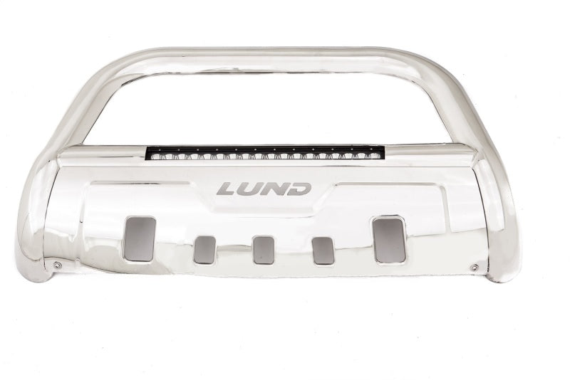 Lund 11-16 Ford F-250 Super Duty Bull Bar w/Light & Wiring - Polished