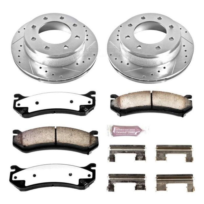 Power Stop 01-03 Chevrolet Silverado 1500 HD Rear Z36 Truck & Tow Brake Kit