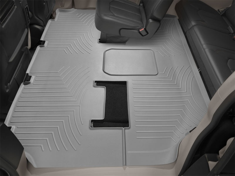 WeatherTech 2019+ Chevrolet Silverado 1500 Crew Cab (1st Row Bench Seats) Rear FloorLiner - Grey