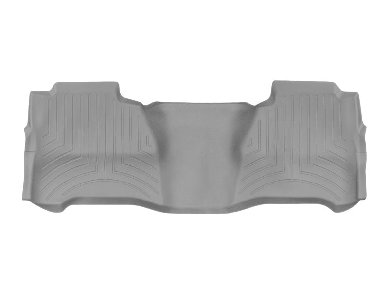 WeatherTech 14-15 Chevy Silverado 1500 Rear FloorLiner - Grey (Fits w/OEM Rear Under Seat Storage)