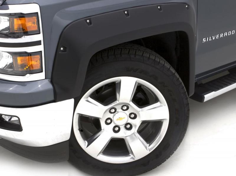 Lund 94-01 Dodge Ram 1500 RX-Rivet Style Smooth Elite Series Fender Flares - Black (2 Pc.)