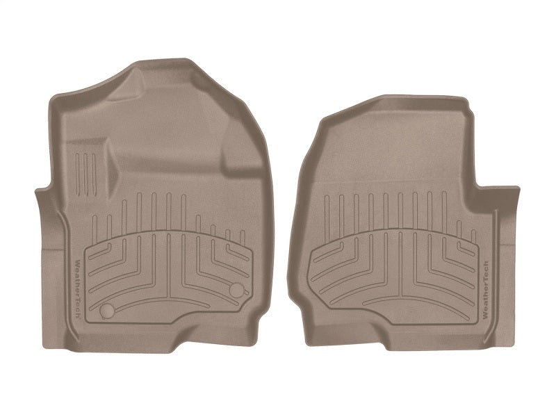 WeatherTech 2017+ Ford F-250/F-350/F-450/F-550 SuperCab/SuperCrew Front Floorliner HP - Tan
