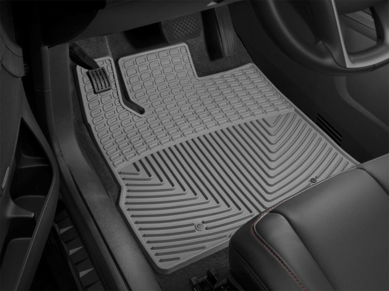 WeatherTech 2017+ Ford F-250/F-350/F-450/F-550 Front Rubber Mats - Grey